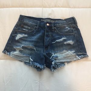 American Eagle Vintage High-Rise Festival Shorts